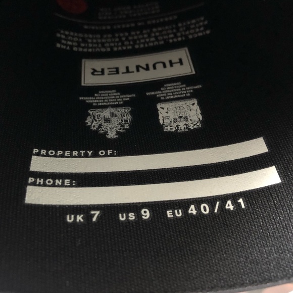 New Hunter Refine Tall Matte Black Wide Rainboots - Picture 12 of 12